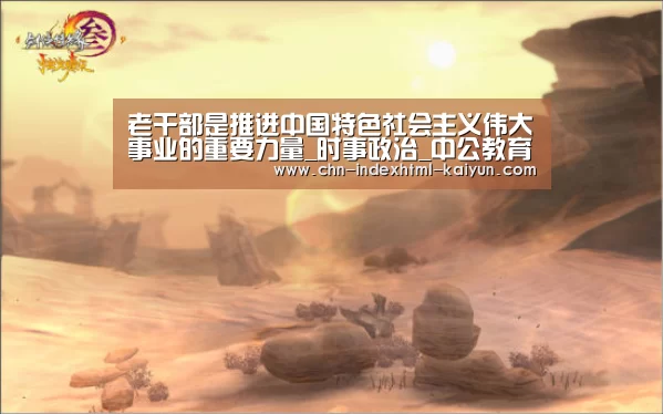 老干部是推进中国特色社会主义伟大事业的重要力量_时事政治_中公教育网【kaiyun】(图4)